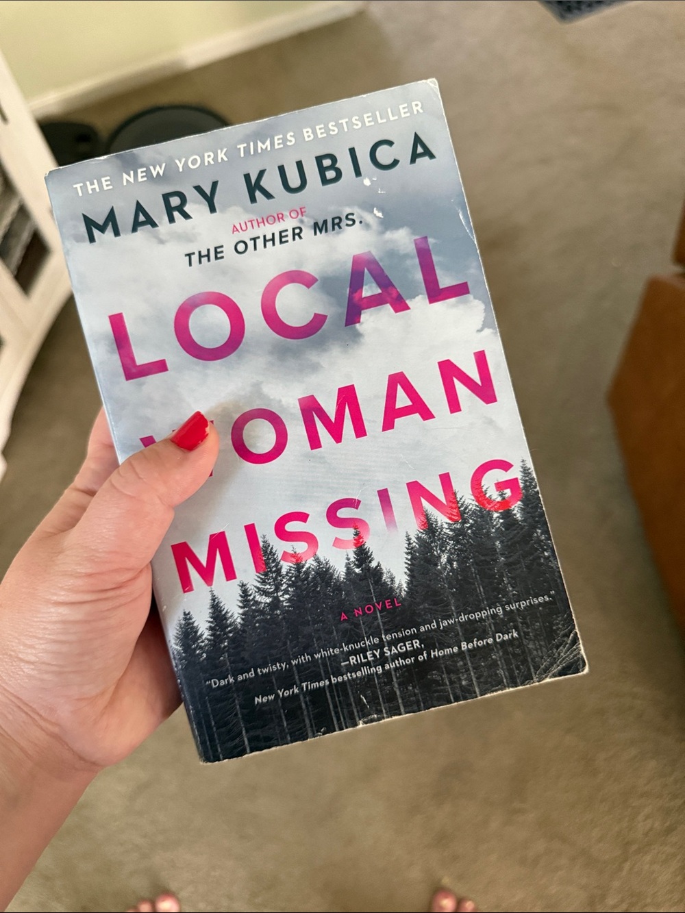 Local Woman Missing by Mary Kubica - Pink/Gray Cover Paperback